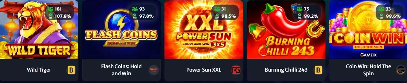 HellSpin Casino popular online slot games